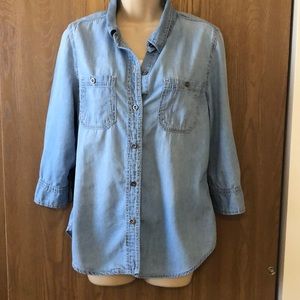 GUC!   SEVEN7 BUTTON DOWN SHIRT (L)